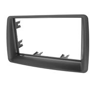Cache Radio pour F&iat pour Panda 2003-2012 Façade D'autoradio Double DIN CD DVD Stéréo Tableau De Bord Kit Montage Garniture Cadre Plaque Enjoliveur WEFOLCC
