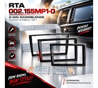 RTA Habillage autoradio 002.155MP1-0 2-DIN compatible Opel Astra-H, Corsa-D