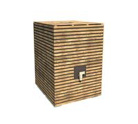 Cache récupérateur eau extérieur en bois 105x120x153,2 cm Kubo