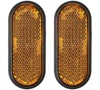 Cache réflecteur ABS jaune pour fourche avant de scooter Xiaomi | Couleur jaune vif, haute visibilité à la tombée de la nuit, améliore la sécurité du conducteur, matériau ABS