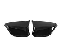 Cache Retro Compatible Avec C&evrolet Pour Corvette C8 2020-2024 Garniture Rétroviseur Latéral Capuchon Accessoires Voiture Externes Motif Carbone Noir(Black)