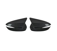 Cache Retro Compatible Avec Mazda Pour CX-5 2015 2016 Ox Horn Side RearView Mirror Cover Caps Black Carbon Pattern Look Car Rearview Mirror Cap Replacement(Black Carbon)