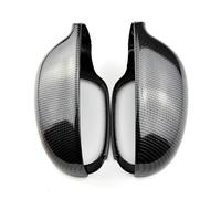 Cache Retro Compatible Avec VW Pour Golf 5 Pour Variant 2007 2008 2PC Noir Côté Pour Aile Rétroviseur Couverture Porte Pour Aile Rétroviseur Couverture Capuchon(Black Carbon)