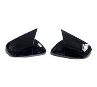 Cache-rétroviseur Boîtier de rétroviseur en corne taureau modifié pour voiture, pièces modification adaptées à pour Vezel pour X-RV 2015(A pair black)