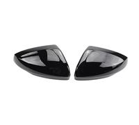 Cache rétroviseur Couvercle De Rétroviseur Latéral Noir En Fiber De Carbone, Pour A-udi A1 A 1 Go Sportback Citycarver Allstreet 2018 2019 2020 2021 2022 2023 Coque de Rétroviseur de Voiture(Noir)
