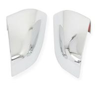 Cache rétroviseur latéral car Pour Tesla Pour Model S 2 Pièces/ensemble Boîtier Capuchons Voiture Aile Rétroviseur Couvertures Capuchon Automatique Côté Arrière Couverture Coque(Chrome Color)