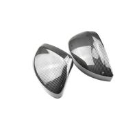 cache rétroviseur Lot De 2 Coques Rétroviseurs Latéraux Aspect Carbone Pour Tiguan MK2 2017 2018 2019 2020