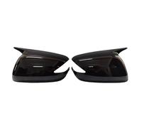 Cache RéTroviseur Pour Jazz Pour Fit GE GE6 GE8 2008-2013 Coques De Rétroviseurs Latéraux Caches De Rétroviseurs Rétroviseurs De Porte Ailerons Couvercle RéTroviseur(With Light Black)