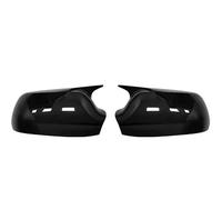 Cache rétroviseur Pour Mazda 2 pour Demio 2002-2007 paire bâton sur capuchon de rétroviseur latéral garniture de décoration extérieure de voiture(Bright black)