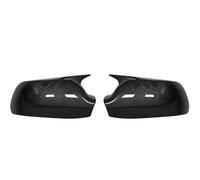 Cache rétroviseur Pour Mazda 2 pour Demio 2002-2007 paire bâton sur capuchon de rétroviseur latéral garniture de décoration extérieure de voiture(Motif fibres carbone)