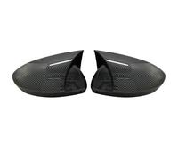 Cache RéTroviseur Pour Megane 4 Pour MK4 2016 2017 2018 2019 2020 Caches De Rétroviseurs Latéraux Noirs Brillants Accessoires Extérieurs Bat Couvercle RéTroviseur(Carbon pattern)