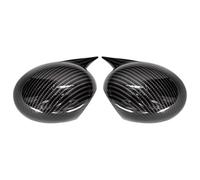 Cache RéTroviseur Pour Mini Pour Cooper Pour R50 R52 Pour R53 Lot De 2 Coques De Protection En Plastique Pour Rétroviseurs Latéraux Conduite À Gauche Couvercle RéTroviseur(Look de carbone)