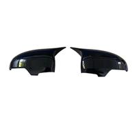 Cache RéTroviseur Pour Toyota Pour Mark X Pour Reiz 2010 2011 2012 2013 2014 2015 2016 2017 Coque De Rétroviseur Latéral Aspect Carbone Couvercle RéTroviseur(Glossy Black-Add on)