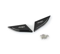 Puig 20427N Caches de rétroviseurs en noir, finition discrète et élégante pour motos sportives