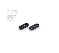 Puig 3855n Yamaha Xj6 Diversion 09-16 Mirror Plugs Noir