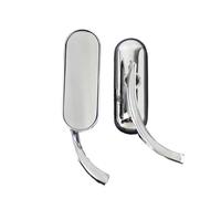 cache rétroviseur Rétroviseurs à LED pour motos, compatibles avec Harley XL, Dyna, Touring, Softail, BMW, Honda, Yamaha(Rearview Mirror C)