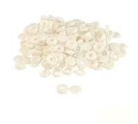 Cache Rivet Plaque Immat. Blanc (X100)