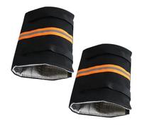 Cache-Robinet Extérieur 2 pièces protège-gel avec bandes réfléchissantes | Housse Robinet Extérieur pour temps froid extérieur prévenir gel et fissures maison jardin cour terrasse