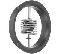 Cache-rosace Métallique Noir Surface Lisse pour Guitare Acoustique