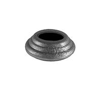 Cache scellement ø80mm pour rond ø30mm acier pour barres ou poteaux