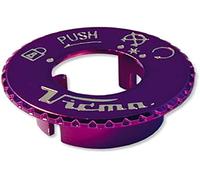 Cache Serrure d'allumage Look Carbone pour Benelli, Kymco, Malaguti, Violet