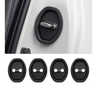 Cache Serrure de Porte pour Citroen DS3, 4 Pièces Protection en Silicone Anti-Rouille Silencieux Accessoires Auto Intérieur Noir