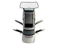 Cache Soleil Fenêtre Voiture Pour Nissan Pour Evalia NV200 Pour Vanette 2010-2016 Accessoires Pare-soleil Voiture Protection Solaire Anti-UV Pare-soleil Fenêtre(Rear Windshield)