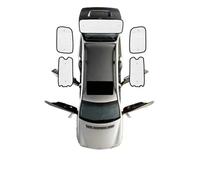 Cache Soleil Fenêtre Voiture Pour Nissan Pour Evalia NV200 Pour Vanette 2010-2016 Accessoires Pare-soleil Voiture Protection Solaire Anti-UV Pare-soleil Fenêtre(Rear sunshades)