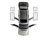 Cache Soleil Fenêtre Voiture Pour Skoda Pour Yeti 5L 2009 2010 2011 2012 2013 2014 2015 2016 2017 Pare-brise Pare-soleil(Rear Windows)