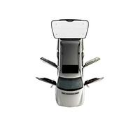 Cache Soleil Pour VW Pour Caddy 2K Accessoires Pour Maxi MK3 2004~2019 Pare-soleil Fenêtre Voiture Pare-soleil Anti-UV Couvre-stores Pièces Intérieures Camping-car Pare-Soleil Voiture(Rear Windshield)