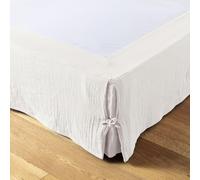 Cache-sommier 160 x 200 cm - Double Gaze de Coton 125 g/m² - Gaïa Blanc | Double gaze ultra douce & respirante