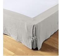 Cache-sommier 180 x 200 cm - Double Gaze de Coton 125 g/m² - Gaïa Nuage