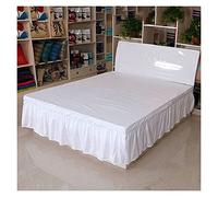 Cache-sommier à Volants,Enveloppant Chemise De Lit sans Dessus, Accessoires, Décoration Maison, Jupe, Emballage Élastique, Couvre-lit(1,100cm 200cm 40cm)