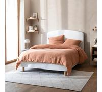 Cache-sommier Bouclette intégral Blanc 90x190