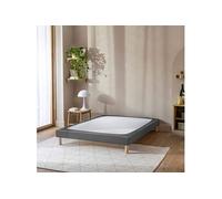 Cache-sommier Coton Jersey Anthracite 100x190 à 110x200