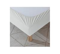 Cache-sommier coton jersey gris 140x200