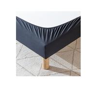 Cache-sommier coton jersey noir 110x200