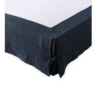 Cache sommier 140x190 cm Gaze de Coton Minuit