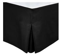 Tour DE LIT Cache SOMMIER 140 X 190 CM + 30 CM Noir