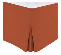 Cache sommier - HOME LINGE PASSION - 160 x 200 cm + 30 cm - Terracotta