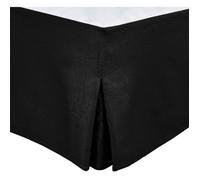 Cache sommier - HOME LINGE PASSION - 180 x 200 cm + 30 cm - Noir