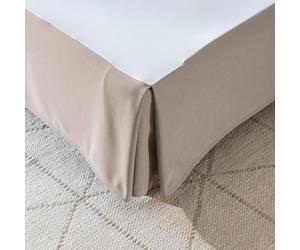 Cache-sommier intégral Taupe 140x190