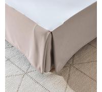 Cache-sommier intégral taupe 160x200