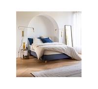 Cache-sommier Marine LEAVE - 90x200 cm