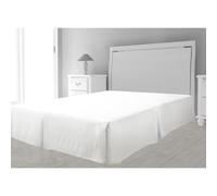 Soleil d'Ocre Cache-sommier Intemporel Microfibre Polyester Blanc 180x200 cm