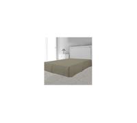 Cache sommier plateau 3 plis 180 x 200 cm - Différents coloris (Taupe)