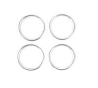 Cache Sortie D'air Auto Compatible Avec A3 Pour 8V 2013 2014 2015 2016 2017 2018 2019 Évents Sortie Climatiseur Voiture Remplacement Garniture Cadre Circulaire