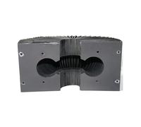 Cache-soufflet accordéon SBR12 for guides linéaires, protection flexible contre la poussière et les copeaux(700mm)