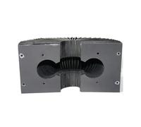 Cache-soufflet accordéon SBR16 for guides linéaires, protection flexible contre la poussière et les copeaux(950mm)