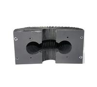 Cache-soufflet accordéon SBR25 for guides linéaires, protection flexible contre la poussière et les copeaux(1600mm)